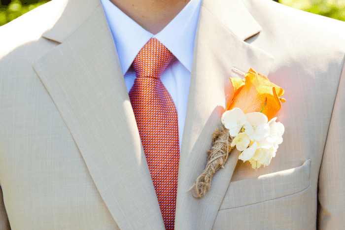 fall wedding boutonniere ideas