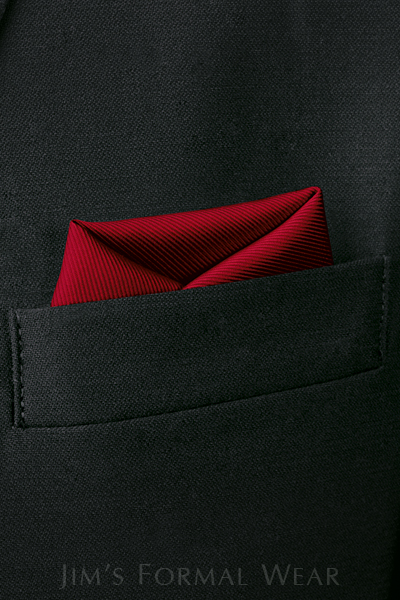 Red Pocket Square