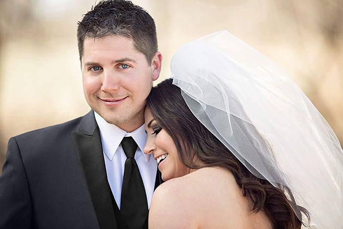 Jillian and Greg Closeup on Portofino Black Lapel - Wedding Inspiration