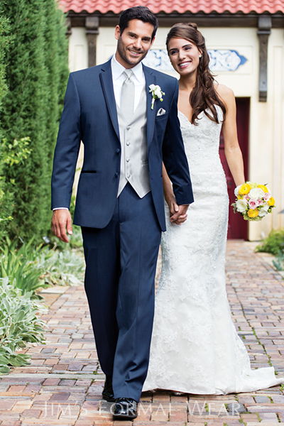 Slate Blue Aspen Slim Fit Tuxedo