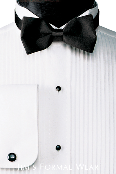 Rules for wearing a tuxedo - Wing Collar Shirt with Black Bow Tie