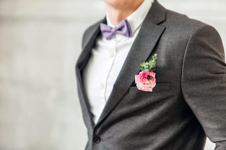 spring wedding suit accessories