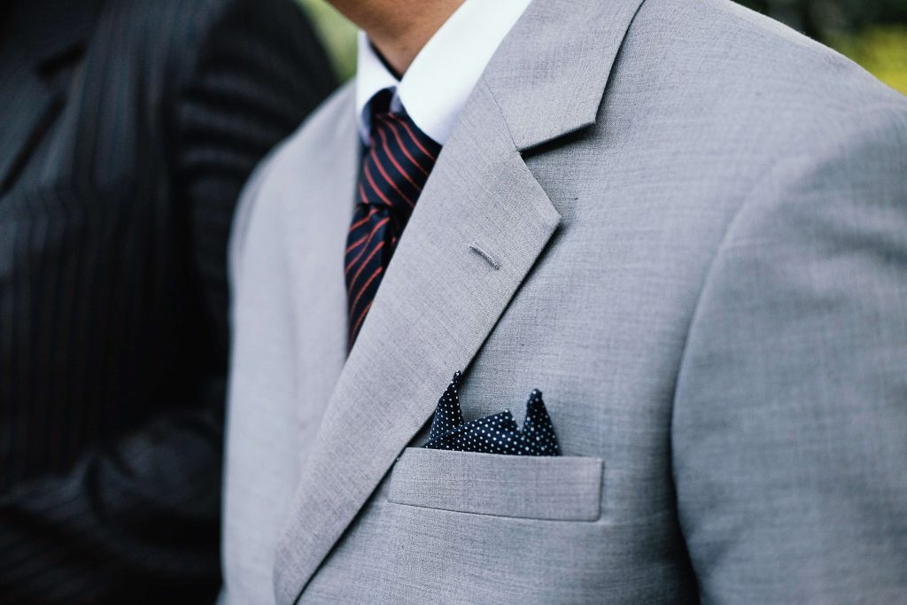 suit tie and pocket square combinations blue