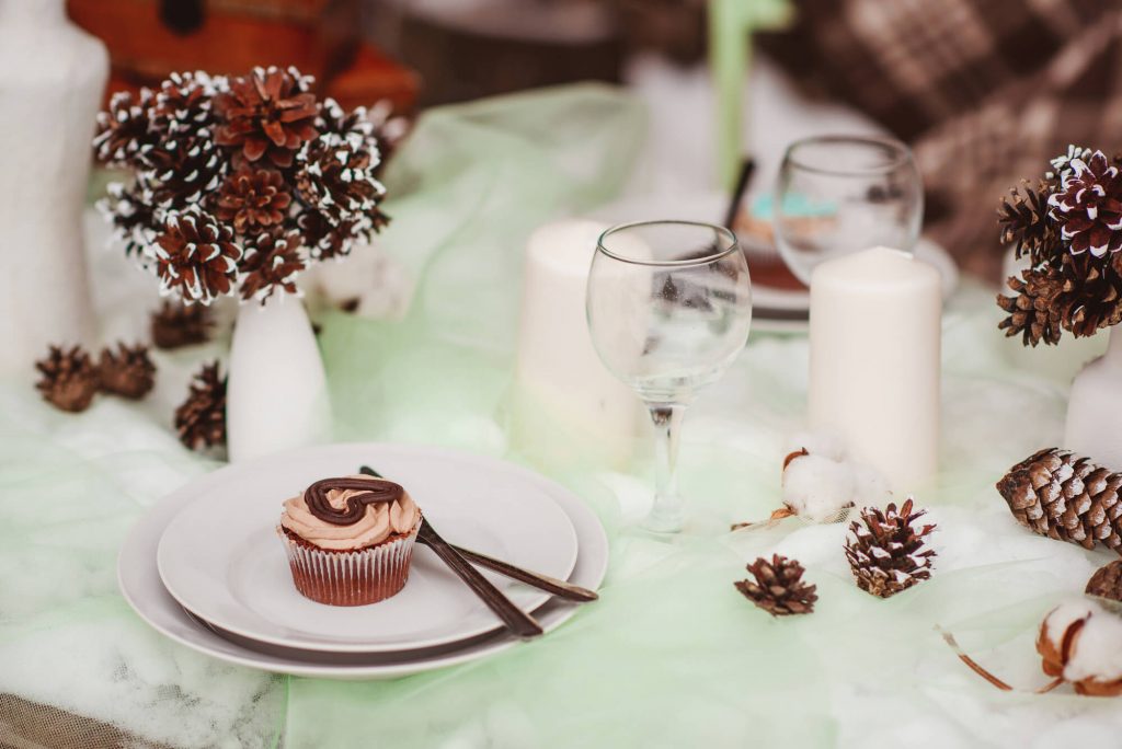 2018 winter wedding table