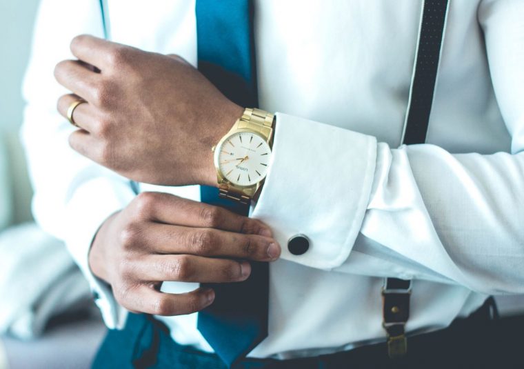 Platinum Watch Mechanism Cufflinks | Mens Cufflinks | Suit Shirt Cufflinks | Wedding Groom Cufflinks | Mens Gift | Suit Cufflinks | Gift