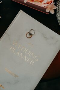 image of a wedding planner book